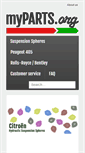 Mobile Screenshot of myparts.org